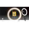Ringlicht | 10 inch | 120 LED's | 2700 - 6700 K | Statief | Zwart