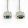 Seriële kabel SUB-D 9-Pins Male - SUB-D 9-Pins Female 10.0 m Ivoor