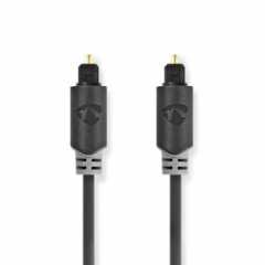 Optische Audiokabel | TosLink Male | TosLink Male | 3.00 m | Rond | PVC | Antraciet | Doos