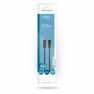 Stereo-Audiokabel | 3,5 mm Male | 3,5 mm Female | Vernikkeld | 2.00 m | Rond | Zwart | Doos