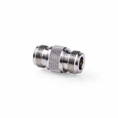 Satelliet- en Antenne-Adapter | N-Female | N-Female | Vernikkeld | 50 Ohm | Recht | Metaal | Zilver | 10 Stuks | Envelop