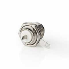 PL259-Connector | Recht | Female | Vernikkeld | 75 Ohm | Chassis | Diameter kabelinvoer: 5.0 mm | Metaal | Zilver | 25 Stuks | P