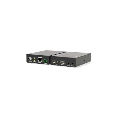 HDMI™-Extender | Over Cat6 | tot 60 m | 4K@60Hz | 18 Gbps | Metaal | Antraciet