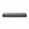 HDMI™-Converter | USB-C™ Female / 2x HDMI™ Input / 4x USB A Female | 1x HDMI™ Output | 1-weg | 4K@60Hz | 18 Gbps | ABS | Antraci