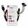 3-in-1-Kabel | USB 2.0 | USB-A Male | Apple Lightning 8-Pins / USB Micro-B Male / USB-C™ Male | 480 Mbps | 1.00 m | Vernikkeld |