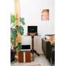 Koffer platenspeler met 2 ingebouwde speakers Bruin