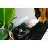 Platenspeler met 4 ingebouwde luidsprekers en bluetooth-ontvangst Zwart