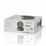 Houten retro platenspeler met ingebouwde speakers, Bluetooth® en AT3600L cassette Grijs