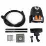 Stofzuiger | Met Zak | 700 W | Stof capaciteit: 2.0 l | Combi-Borstel | Actieradius: 7.50 m | Hepa 12 | Oranje / Zwart