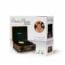 Koffer platenspeler met 2 ingebouwde speakers Bruin