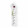 Stekkerdoos | France / Type-E (CEE 7/6) | 6-wegs | 1.50 m | 3680 W | 16 A | Soort aarding: Aardpen | 230 V AC 50/60 Hz | Hoek va