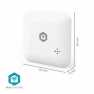 SmartLife Water Detector | Wi-Fi | Batterij Gevoed | Verlenging inbegrepen | Max. batterijduur: 24 Maanden | 80 dB | Wit