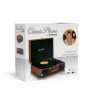 Koffer platenspeler met 2 ingebouwde speakers Bruin