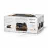 Platenspeler met 4 ingebouwde luidsprekers en bluetooth-ontvangst Wood