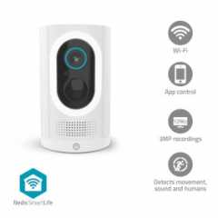 SmartLife Camera voor Buiten | Wi-Fi | Spotlight | 3MP Full HD 1296p | IP65 | Max. batterijduur: 6 Maanden | Cloud Opslag (optio
