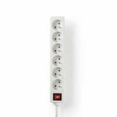 Stekkerdoos | France / Type-E (CEE 7/6) | 6-wegs | 1.50 m | 3680 W | 16 A | Soort aarding: Aardpen | 230 V AC 50/60 Hz | Hoek va