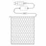 SmartLife-kerstverlichting | Net | Wi-Fi | Warm Wit | 280 LED's | 3.00 m | 3 x 2 m | Android™ / IOS
