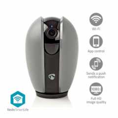 SmartLife Camera voor Binnen | Wi-Fi | Full HD 1080p | Pan tilt | Cloud Opslag (optioneel) / microSD (niet inbegrepen) | Met bew
